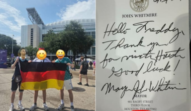 German World Cup fan's viral U.S. road trip brings him to Houston