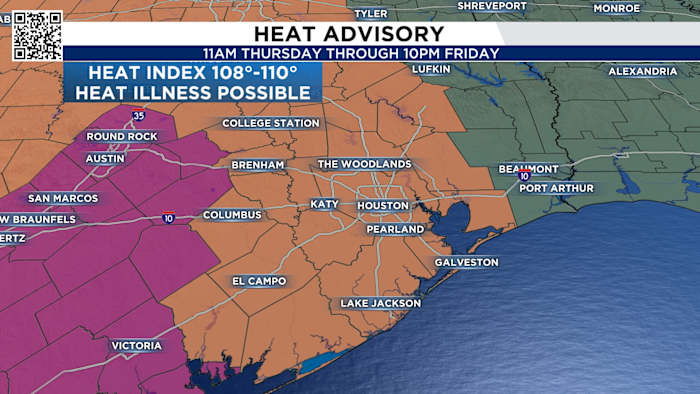 Houston’s heat climbs back to the triple digits ahead of Juneteenth