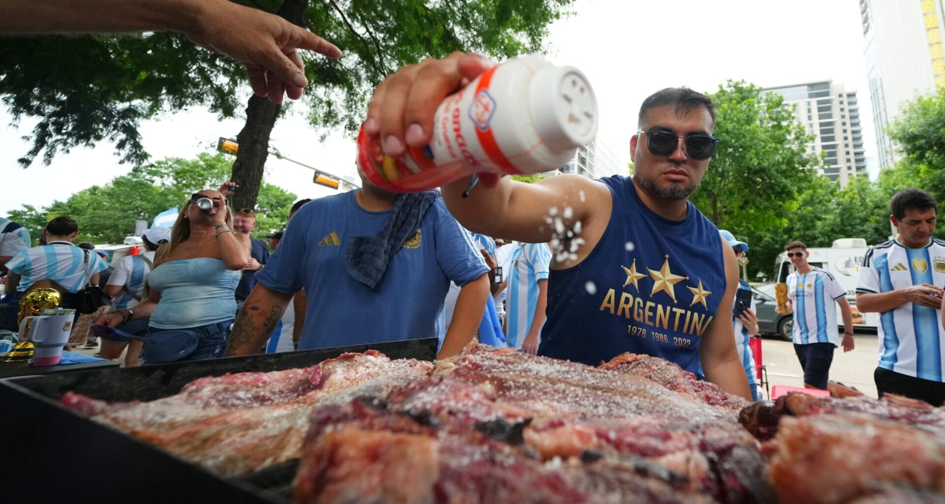 There’s a beef about beef at the World Cup, as Argentina fans pour into Texas