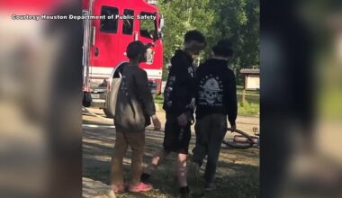 ‘They refused to be bystanders’: Three teens help battle Houston forest fire with buckets