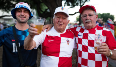 Croatians celebrating in Dallas