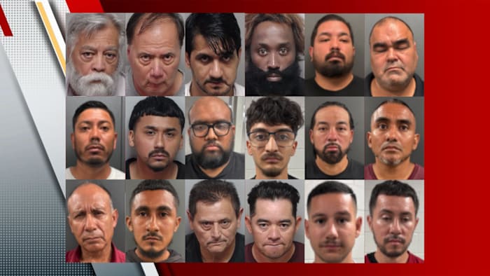 23 people arrested in week-long undercover prostitution sting, Bexar County sheriff says