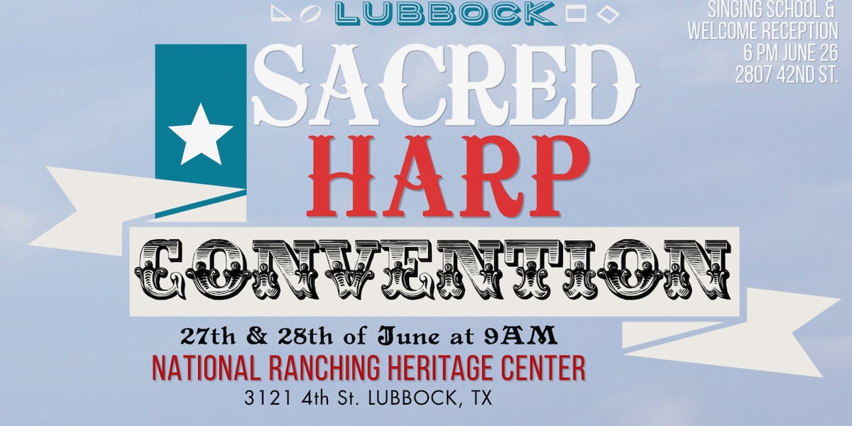 Lubbock to host inaugural Sacred Harp Convention drawing singers nationwide
