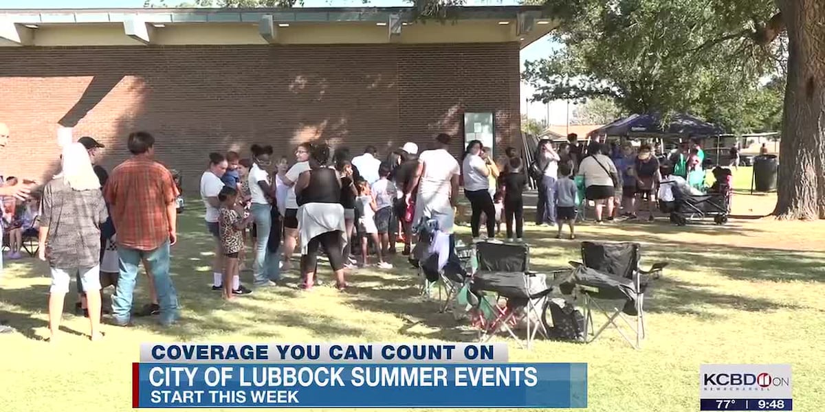 City of Lubbock Parks and Recreation Department Announces Summer Events