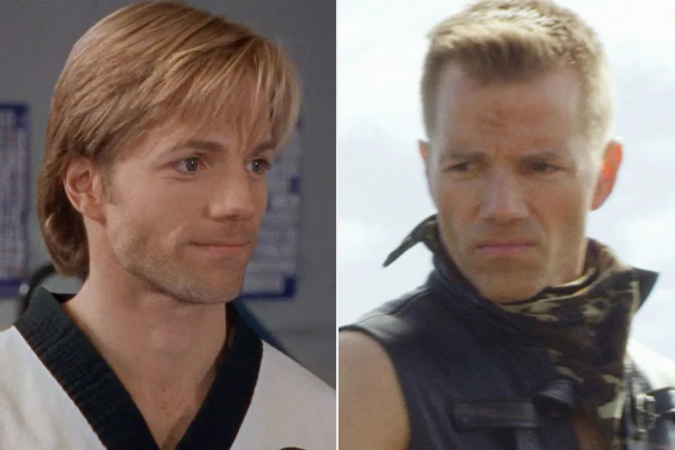 Jimmy Wlcek in 'Walker, Texas Ranger'; Wlcek in 'The Sector' in 2016Credit: CBS; Indican Pictures/Courtesy Everett Collection