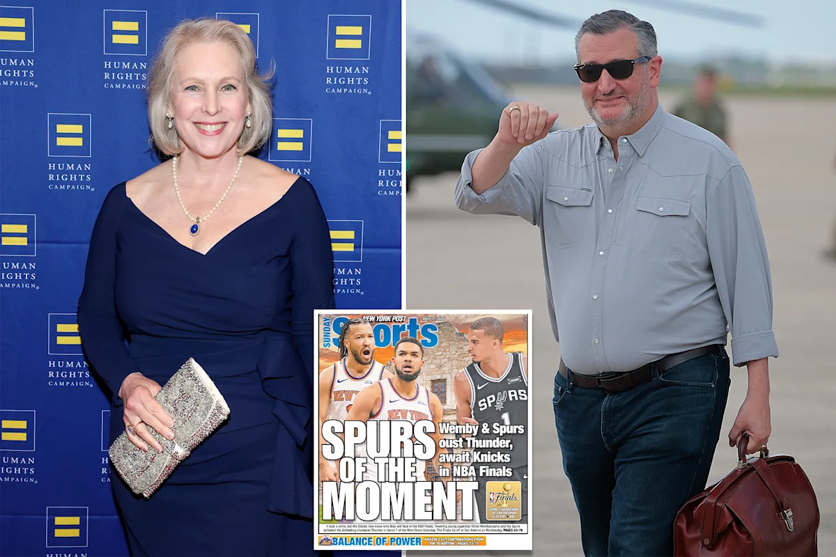 NY Sen. Kirsten Gillibrand, Texas Sen. Ted Cruz set friendly wager ahead of states’ showdown in NBA Finals