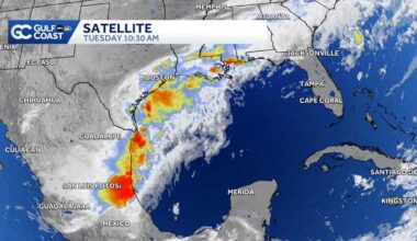 Tracking Potential Tropical Cyclone One near South Texas