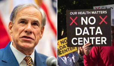 Texas Gov. Abbott calls for regulations on data centers, contrasting previous stance