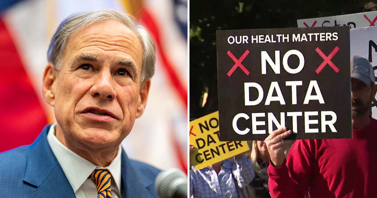 Texas Gov. Abbott calls for regulations on data centers, contrasting previous stance