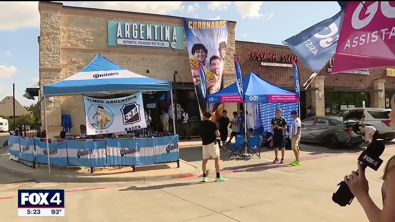 North Texas fan hubs buzzing before Argentina kickoff
