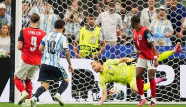 Lionel Messi becomes top scorer in World Cup history with tw...