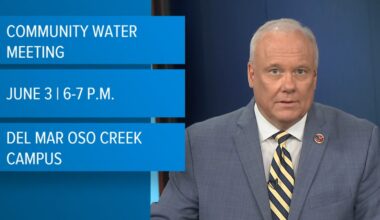 Community water information session moved to Del Mar College Oso Creek Campus