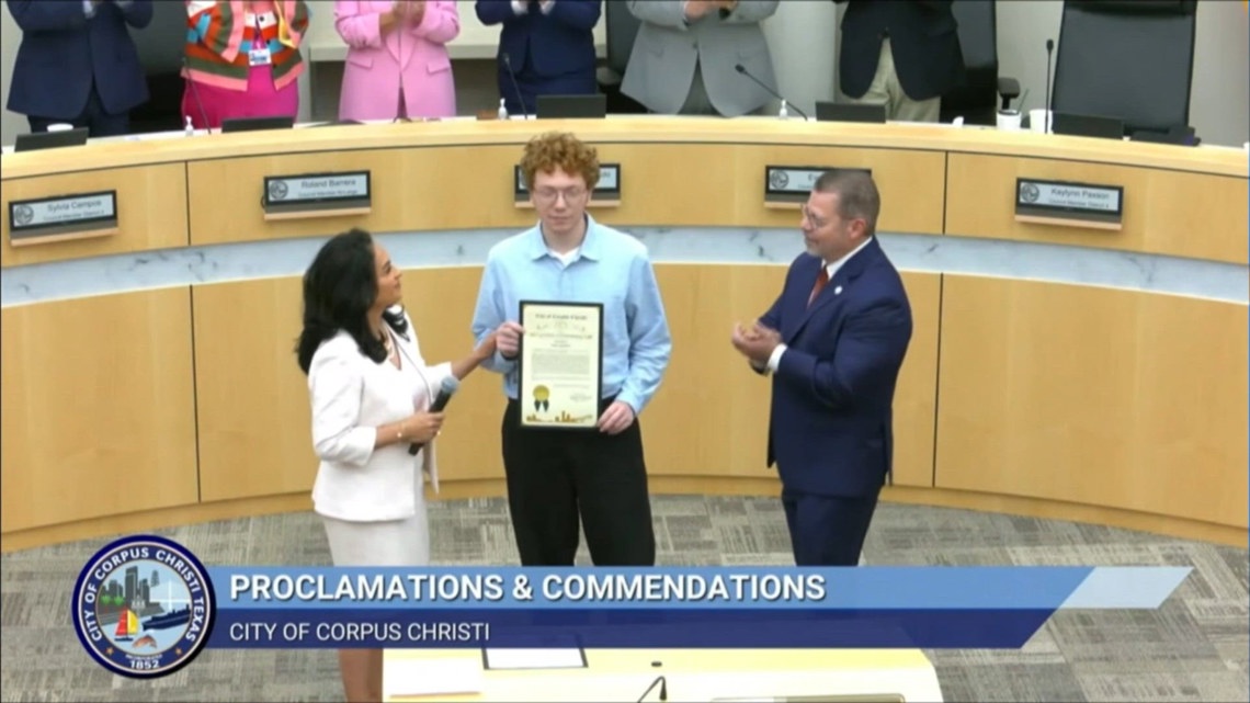 Miller High School ROTC student honored after rescuing woman from house fire