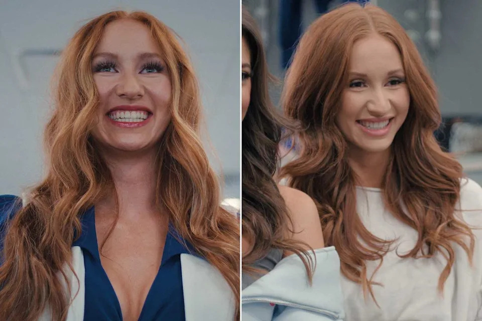 Charly Barby in America's Sweethearts: Dallas Cowboys Cheerleaders.Credit: Netflix (2)