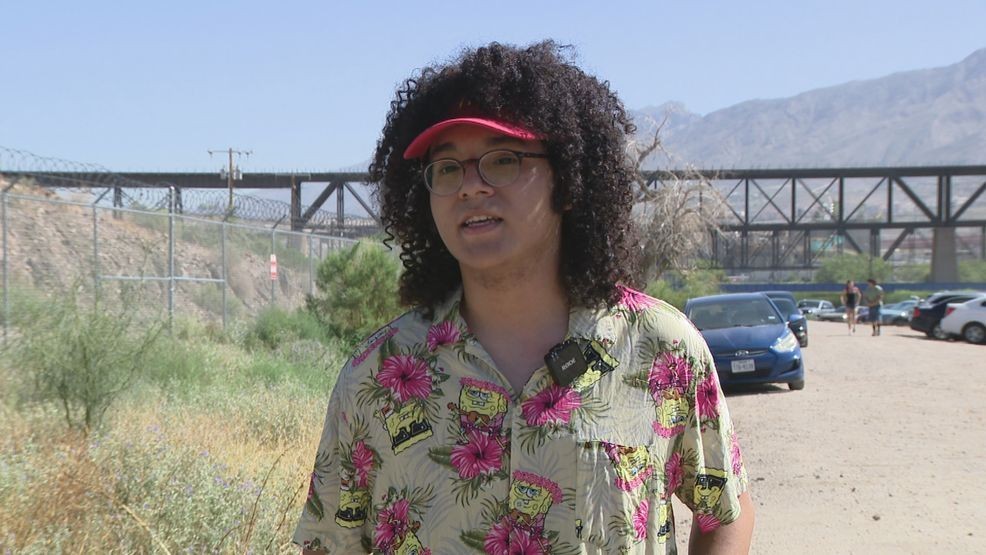 Colorful super Skweezy Jibbs fan. June 23, 2026. Credit: KFOX14/CBS4