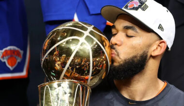 Karl-Anthony Towns calls Anthony Edwards after winning NBA title