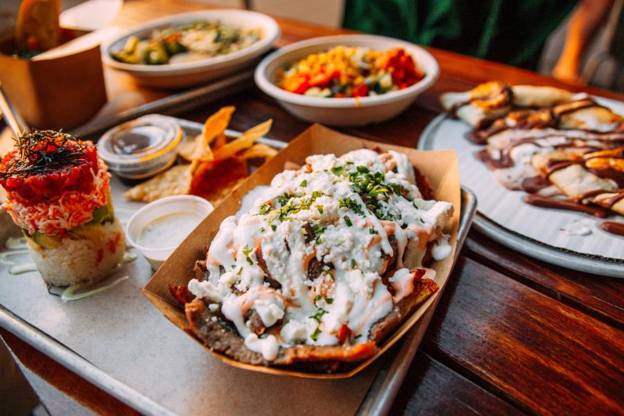 Shawarma Bar at Legacy Hall in Plano Texas