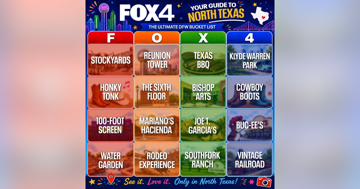 North Texas Bucket List Bingo: 16 experiences every World Cup visitor should try while they're in DFW