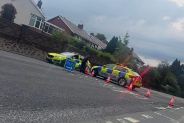 Brockholes Brow sealed off by police