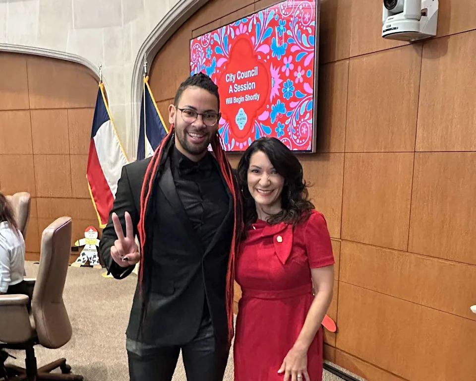 The pair of former city colleagues and current business partners confirmed they were opening a tattoo shop together on San Antonio's Gay Strip in a Wednesday post to social media. (Courtesy Jalen McKee-Rodriguez, Melissa Cabello Havrda, Zorra London Tattoo Studio)