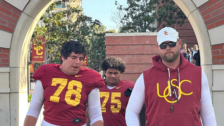 USC Trojans Breck Kolojay Zach Hanson Keenyi Pepe Injury Elijah Paige Recruiting IMG Academy Tobias Raymond Spring Practice