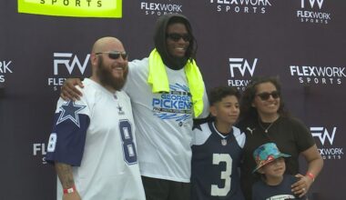 Cowboys' Pickens holds camp in Corpus Christi
