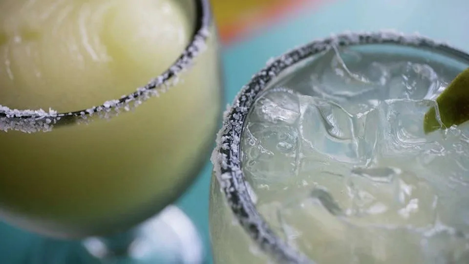 Frozen and on the rocks margaritas from El Mercado. DEBORAH CANNON / AMERICAN STATESMAN (Austin American-Statesman)