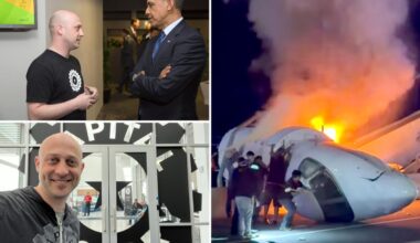 Millionaire tech CEO's teen son miraculously survives fiery Texas private jet crash that killed his dad