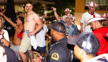 Hundreds of England fans kicked out of Dallas bar after reportedly drinking 5,000 beers ahead of World Cup match