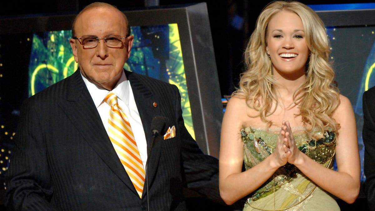 Clive Davis and Carrie Underwood in 2007