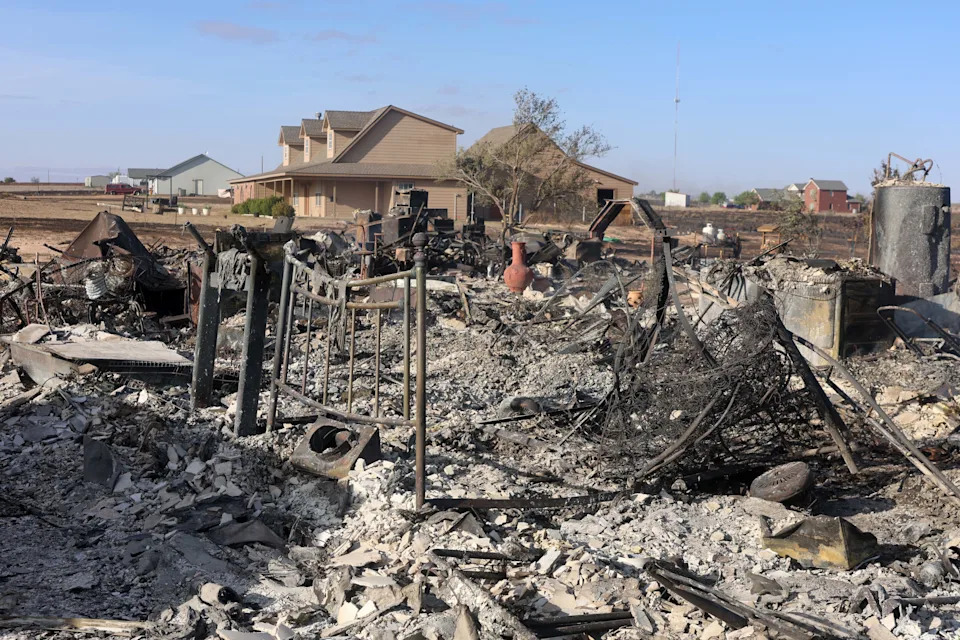 Multiple homes, structures and vehicles were destroyed by the Stinky Fire northwest of Amarillo.