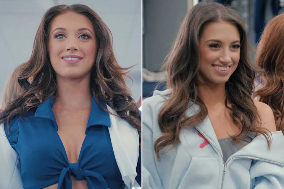 Kelly Villares in America's Sweethearts: Dallas Cowboys Cheerleaders.Credit: Netflix (2)