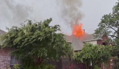 Lightning sparks multiple North Texas house fires
