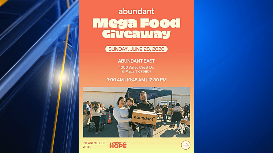 Abundant Church to host Mega Food Giveaway for El Paso families