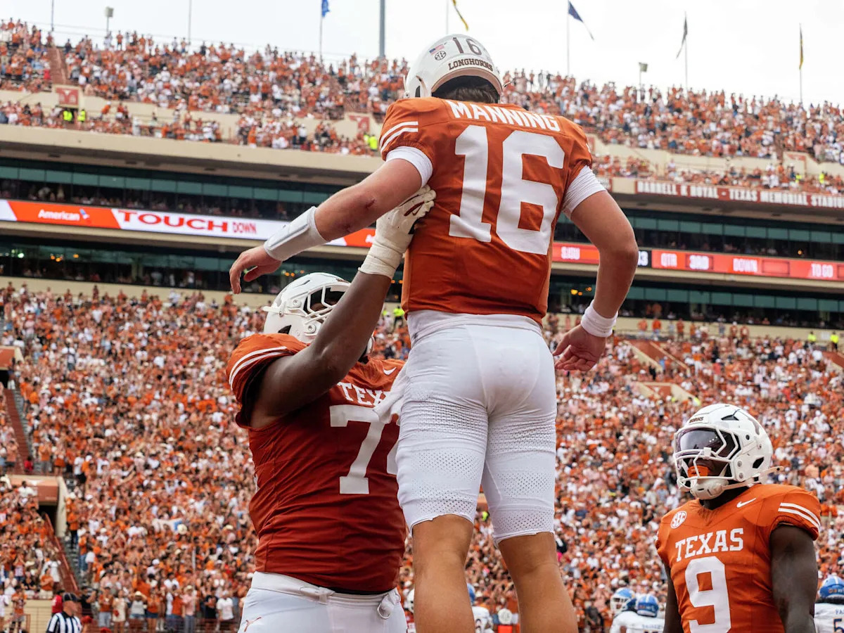 Where do 2027 recruiting classes for Texas, Texas Tech and more rank nationally?