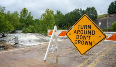 MAPPED: Tropical Storm Slams Houston and Deep South With Flash Flooding