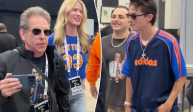 Knicks’ celebrities led by Ben Stiller, Timothée Chalamet invade San Antonio for Game 1 of NBA Finals