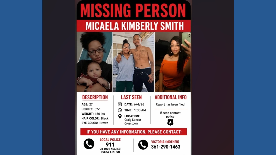 Corpus Christi police searching for missing 27-year-old woman