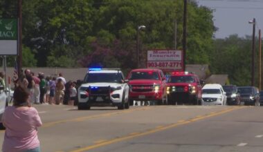 North Texas pays tribute as fallen fire chief is escorted back to Mabank