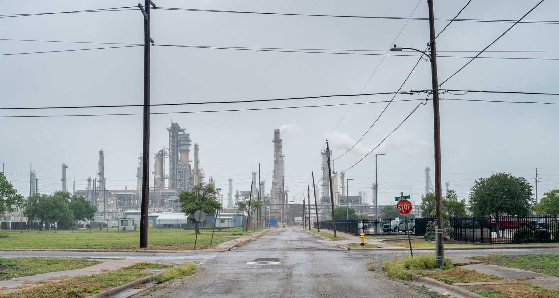 Above, a view of the Citgo Corpus Christi Refinery last month. Industrial growth in the area is stressing the city's water supply.