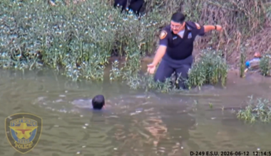 WATCH: Fort Worth officer pulls ‘disoriented’ child from water near Dream Park