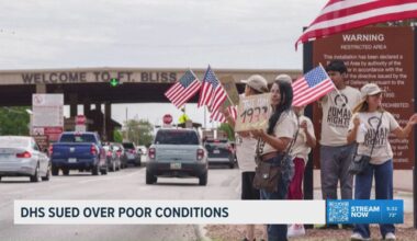 ACLU sues over conditions at Fort Bliss immigration detention camp in El Paso