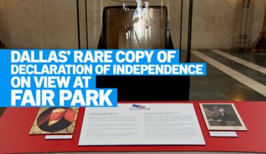 Original Declaration of Independence on display at Fair Park – NBC 5 Dallas-Fort Worth