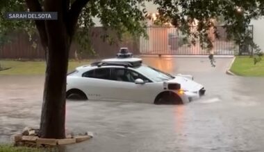 Video shows Waymo stuck in high water as Dallas roads flood – NBC 5 Dallas-Fort Worth