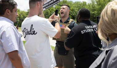 Far-right influencer Jake Lang, pardoned for Jan. 6 Capitol riot, arrested in Texas on charge of making terroristic threats