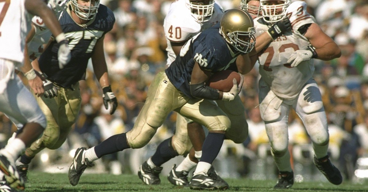 College Football: Looking Back on Notre Dame’s Rout of Texas in 1995