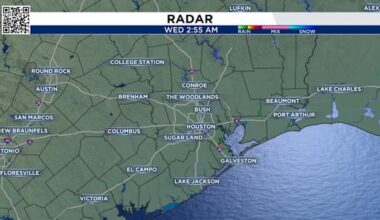 LIVE RADAR: Showers and thunderstorms impacting parts of the Houston area