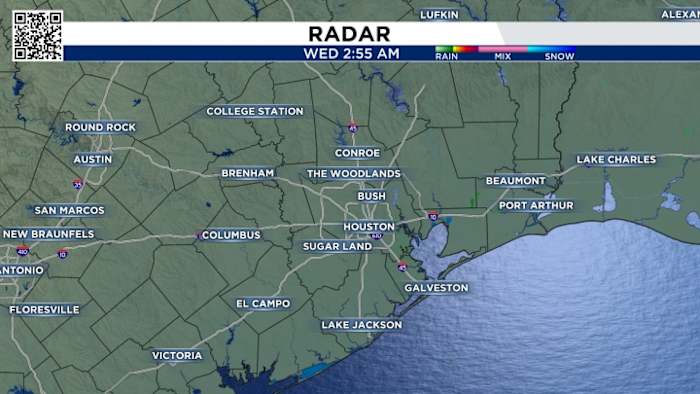 LIVE RADAR: Showers and thunderstorms impacting parts of the Houston area