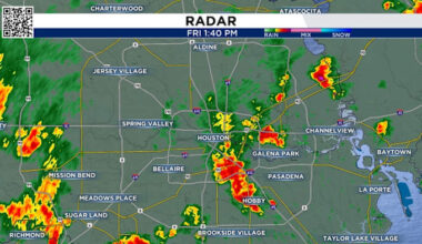 LIVE RADAR: Scattered thunderstorms impacting parts of Houston area