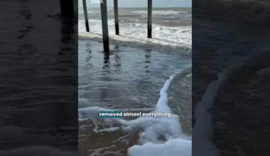 A disappearing beach turned this Texas house into a Gulf Coast landmark